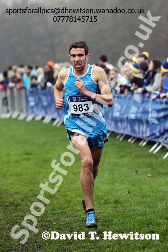 Senior men's European Cross Country Trials, Sefton Park, Liverpool. Photo: David T. Hewitson/Sports for All Pics